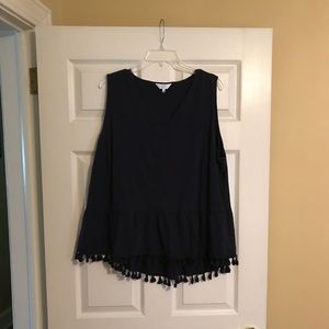 Crown and Ivy navy tank 3X